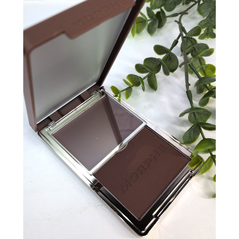 NWOB😍FUJI BEACH Morphe Cheek Thrills Multi-Finish Face Trio Mirror Bronze &Tone